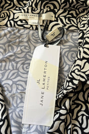 Jane Lamerton White and Black Dress