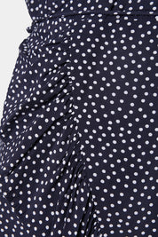 Seed Heritage Navy Polkadot Wrap Dress