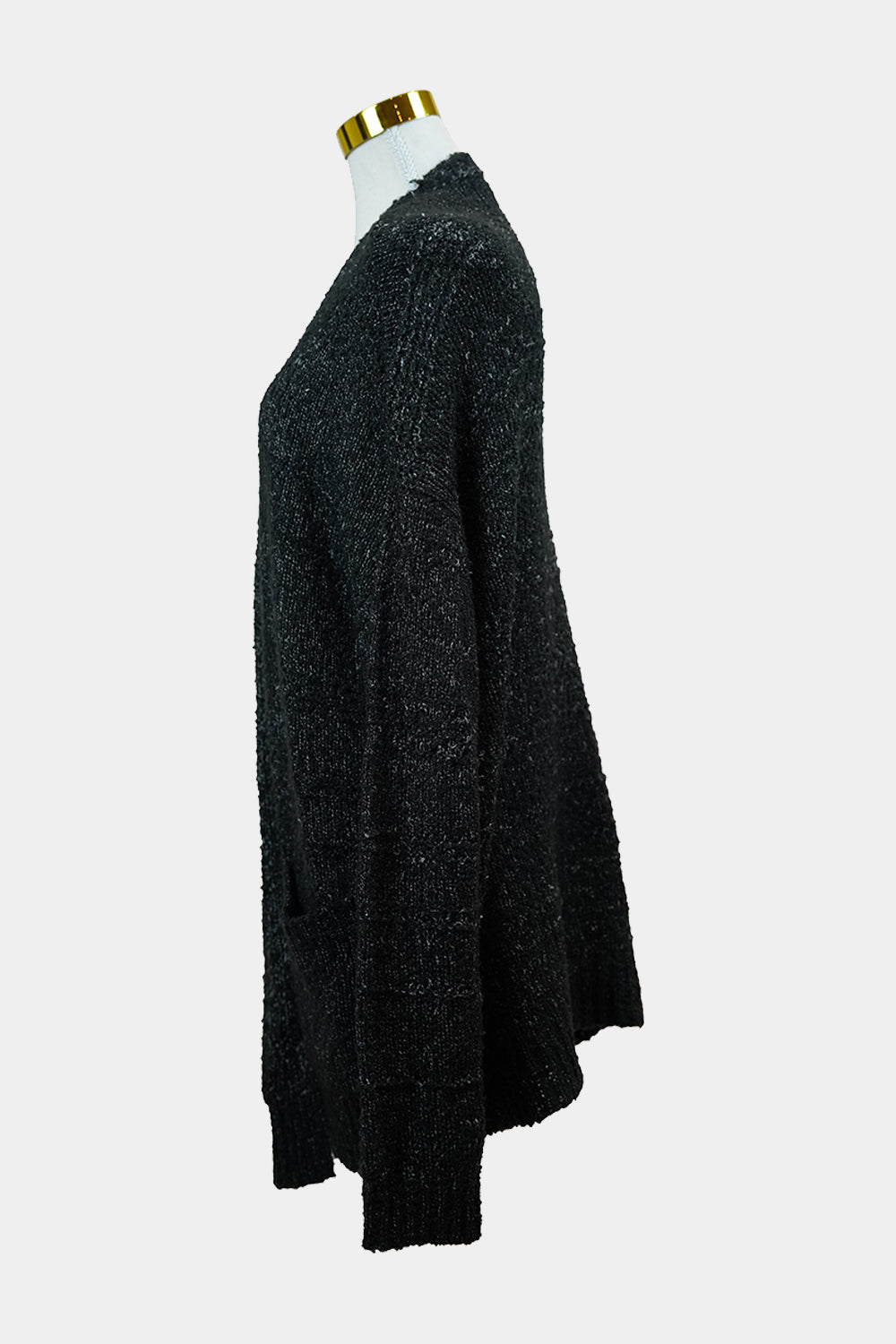SUPRE Black Knitted Cardigan