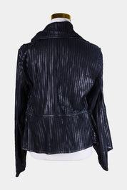 Saks Fifth Avenue Black Leather Jacket