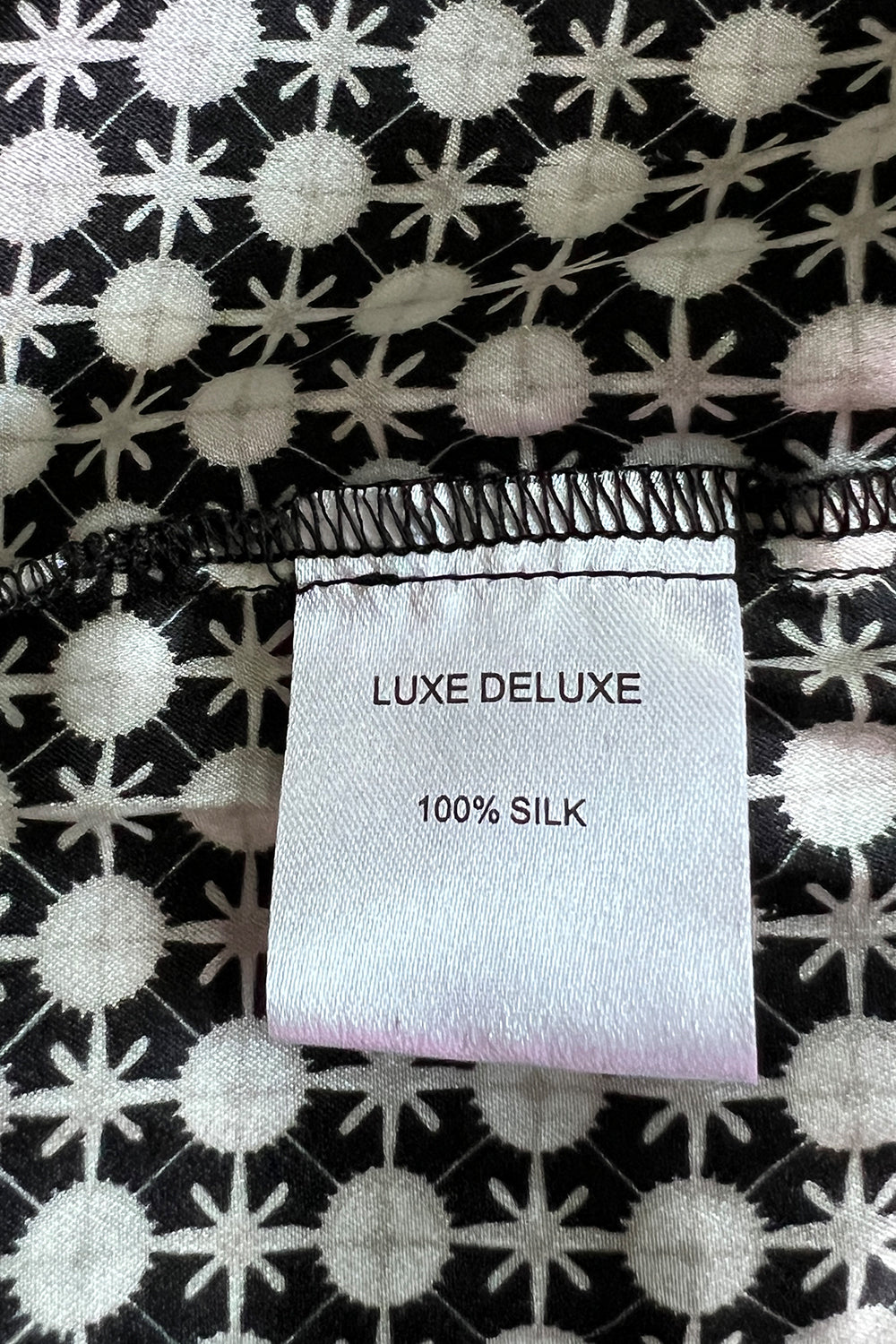 Luxe Deluxe Black and White Dress