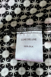 Luxe Deluxe Black and White Dress