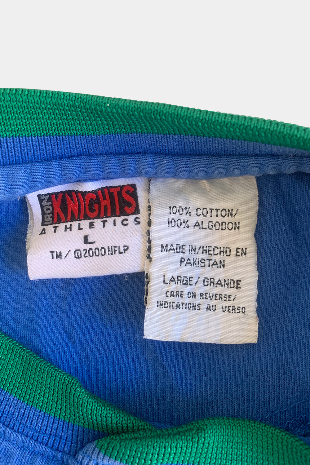 Seattle Seahawks 90s Iron Knights Blue Sweatshirt