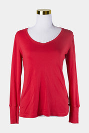 SUSSAN Red Long Sleeve Top