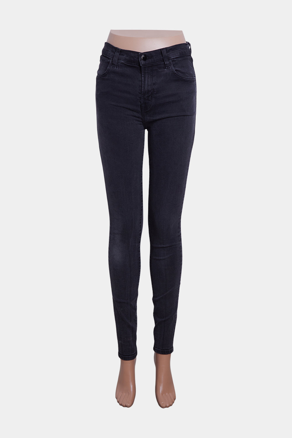JBRAND Black Mid Rise Skinny Jeans