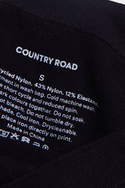 Country Road Black High Neck Bodysuit