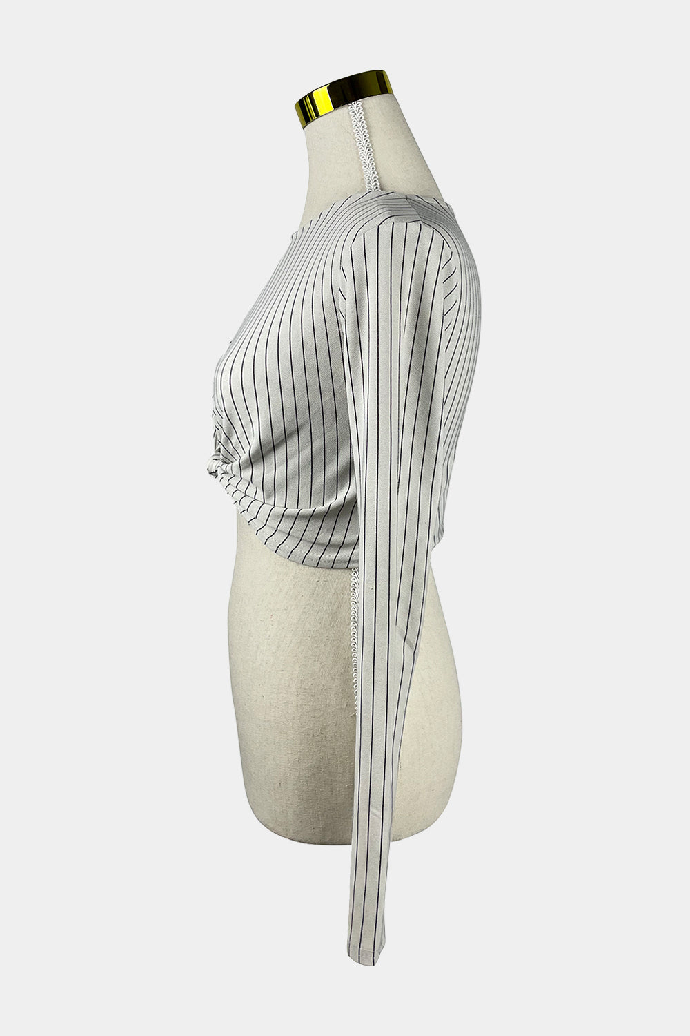 Pretty Little Thing White Knot Top