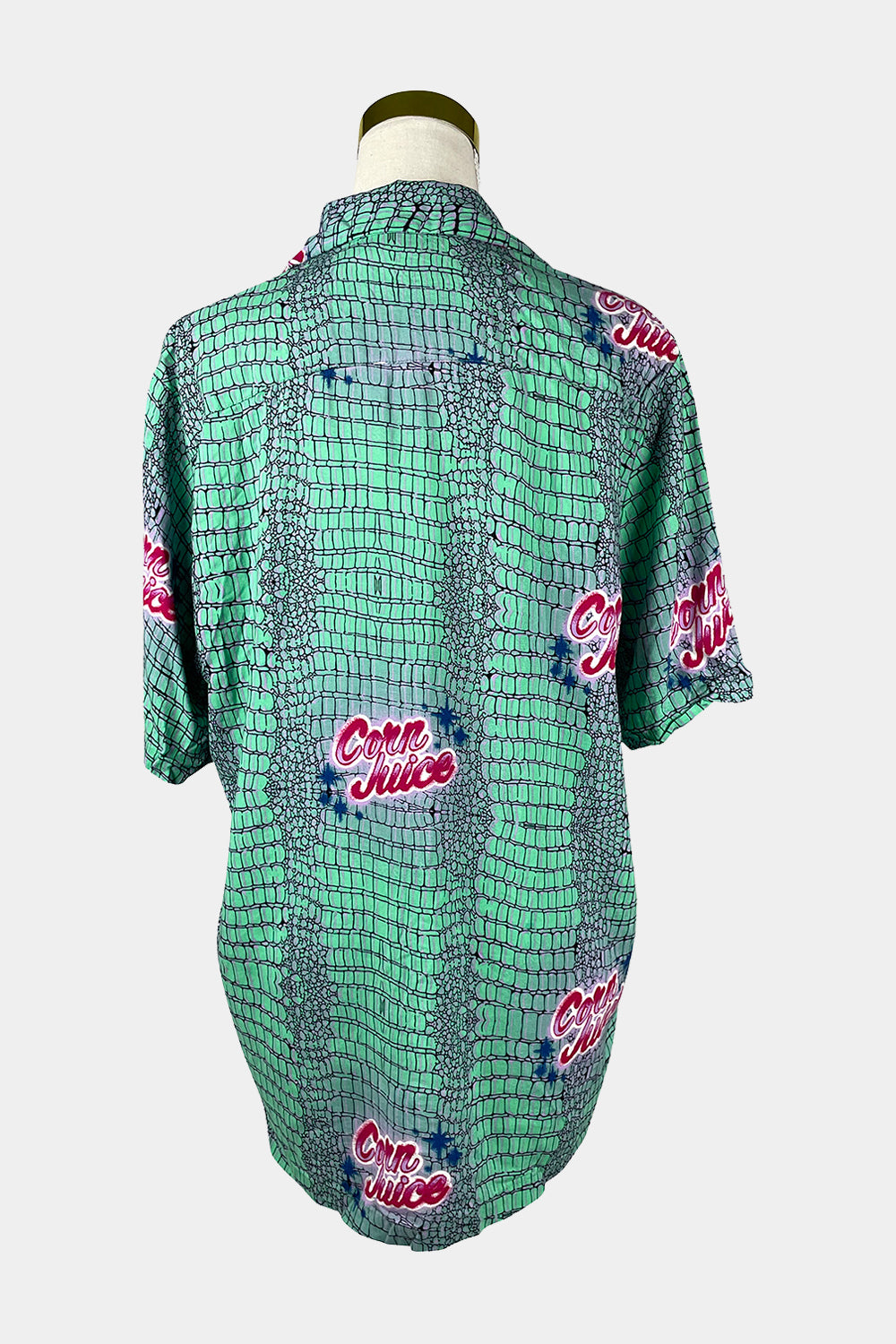 COLLUSION Green Button Down Shirt