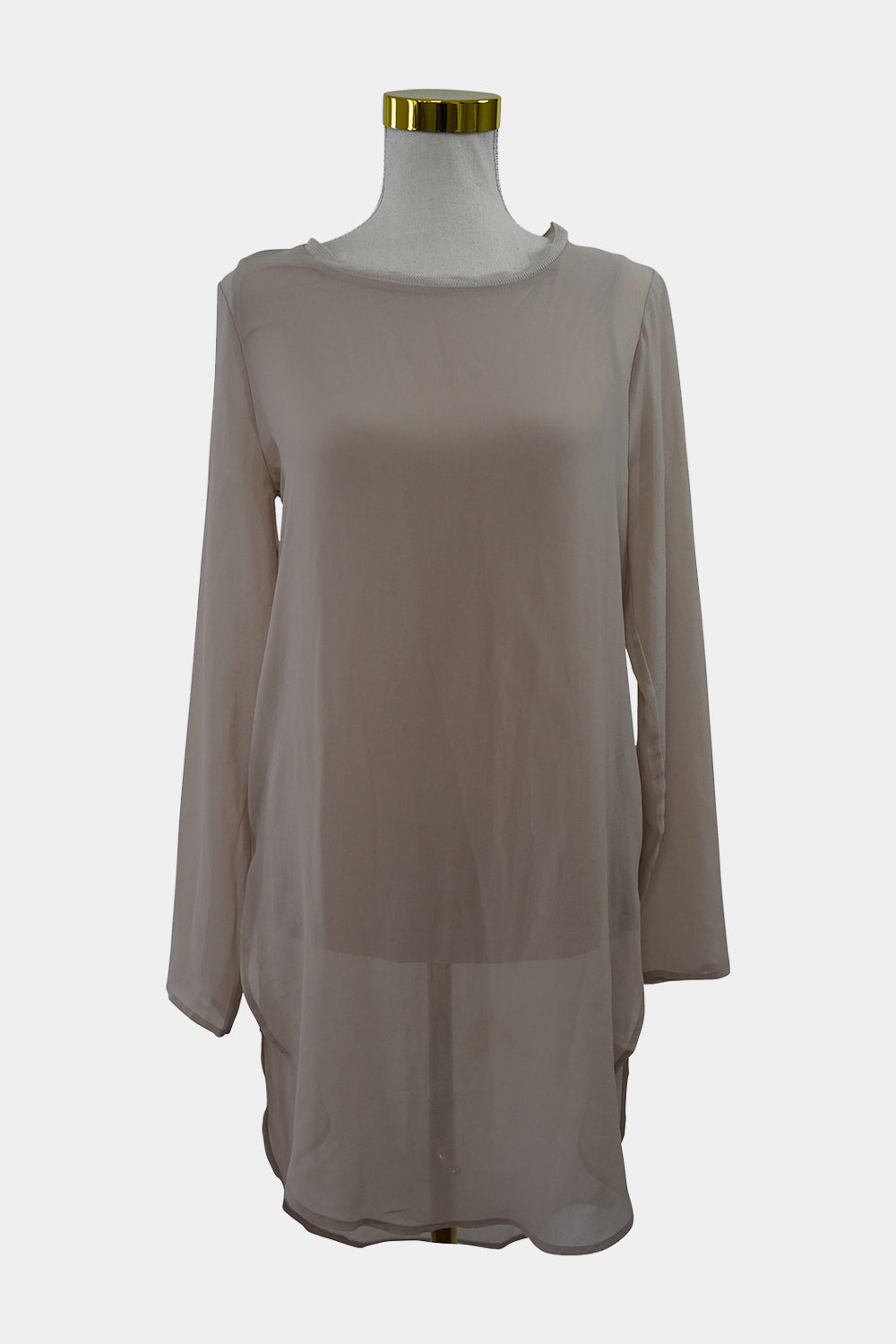 Seed Heritage Beige Long Sleeve Top