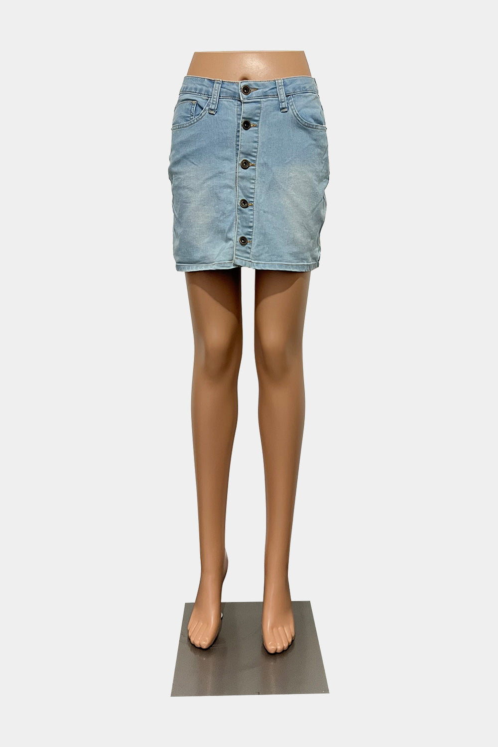 BOOHOO Denim Mini Skirt
