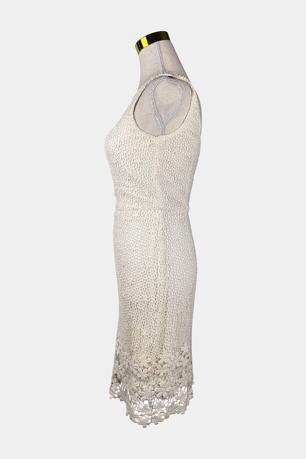 REVIEW White Floral Lace Dress
