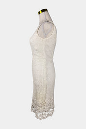REVIEW White Floral Lace Dress