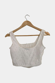 ZARA White Corset