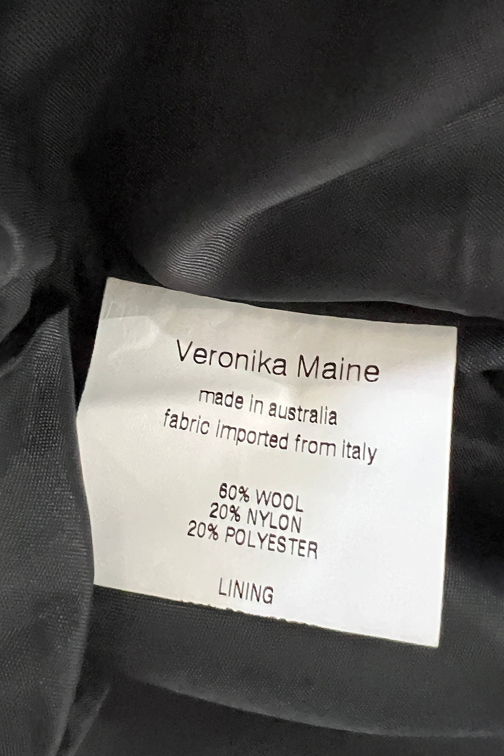 Veronika Maine Charcoal Grey Dress