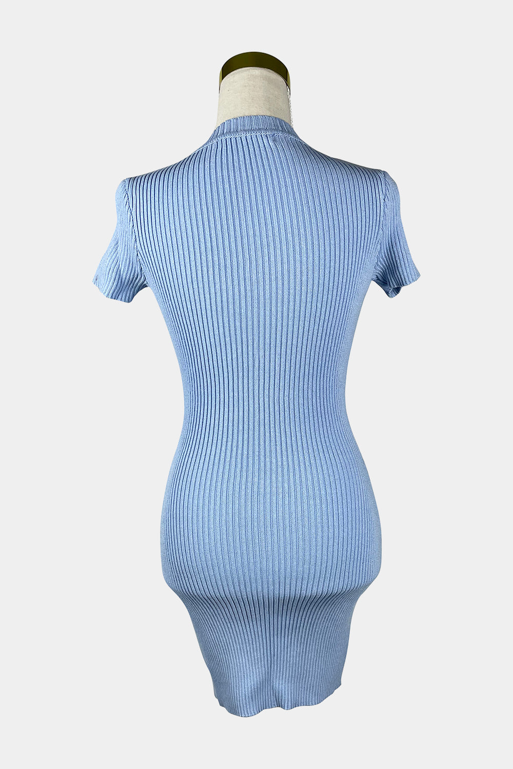 SUPRE Blue Knit Midi Dress
