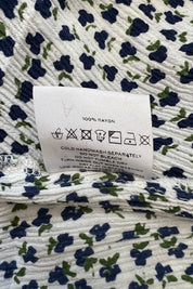 Faithfull The Brand White and Blue Dress