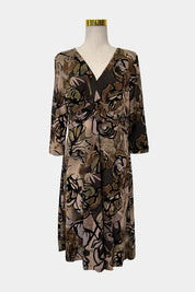 Blue Illusion Multicolor Dress