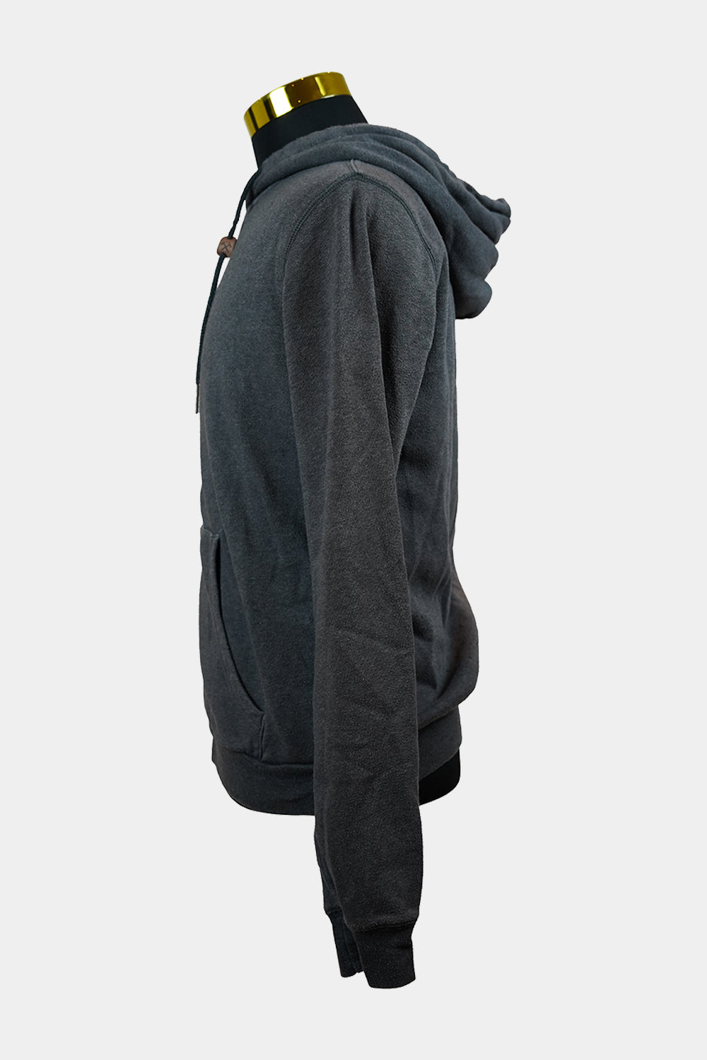 INDUSTRIE Grey Hooded Zip Jumper