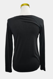 Cotton On Body Black Buttoned Long Sleeve Top
