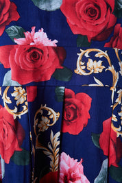LEONI Navy Floral Dress