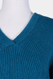Country Road Teal Green Knit Hooded Sweater