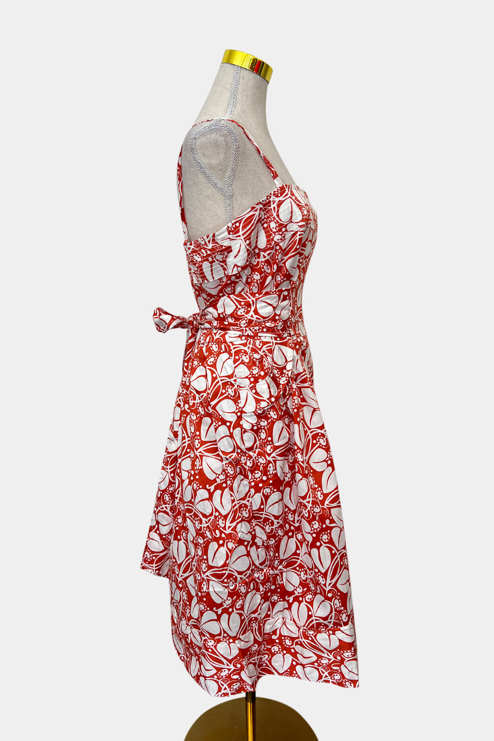 BASQUE Orange and White Dress