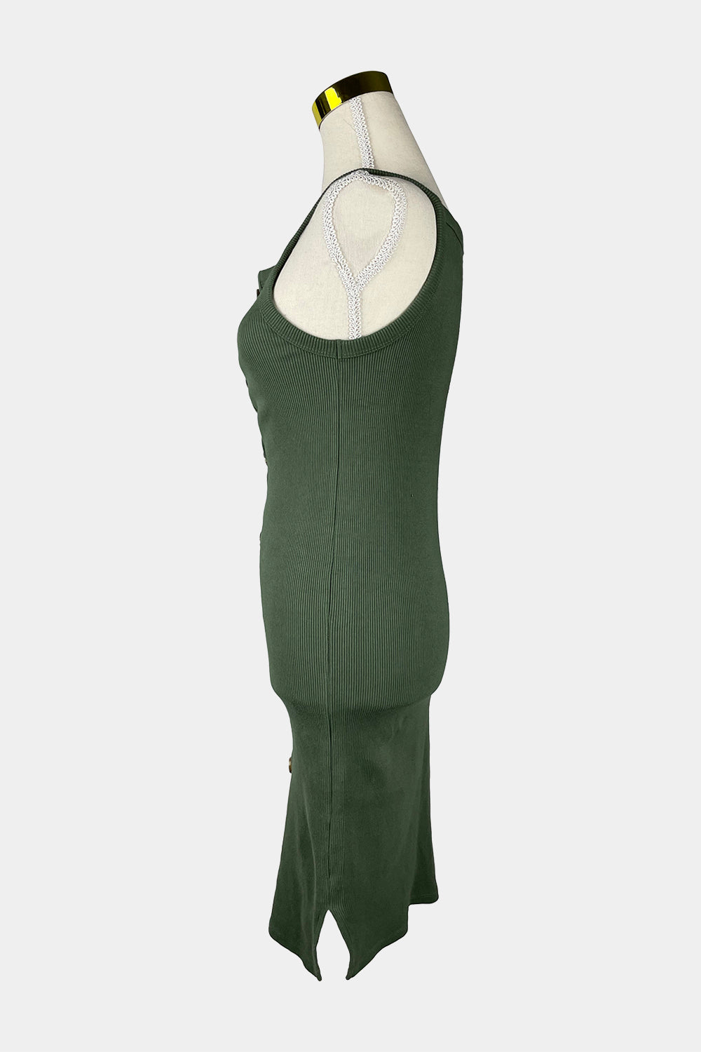 Country Road Green Rib Knit Dress