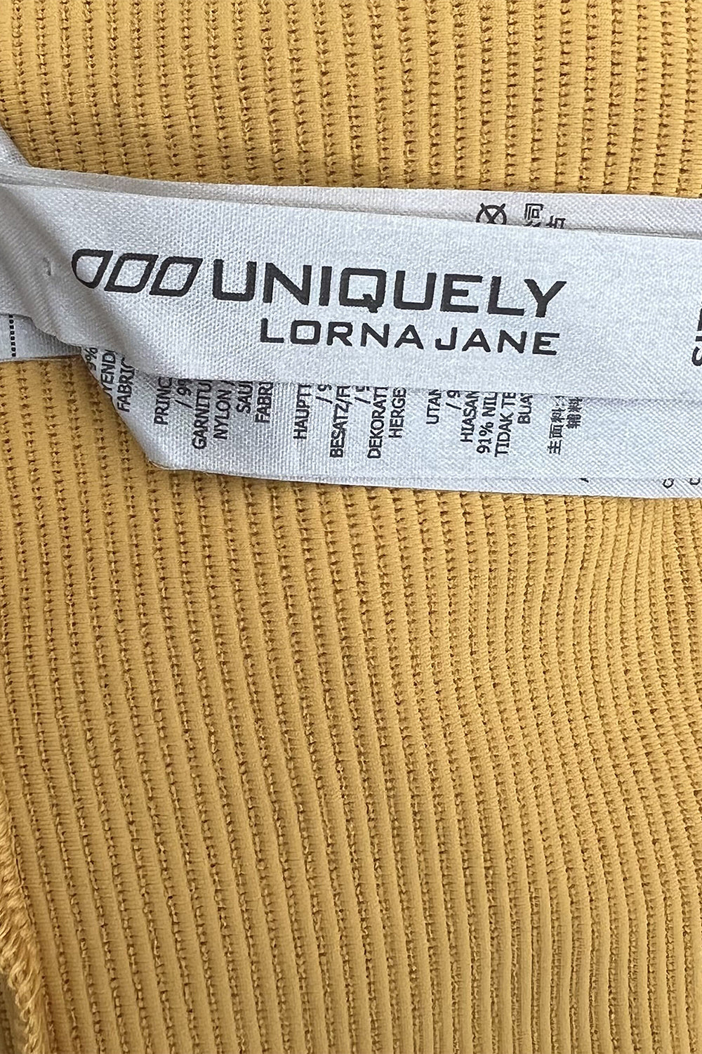 Lorna Jane Mustard Top