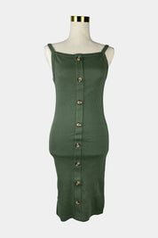 Country Road Green Rib Knit Dress