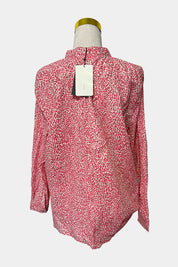 ZARA White and Pink Top