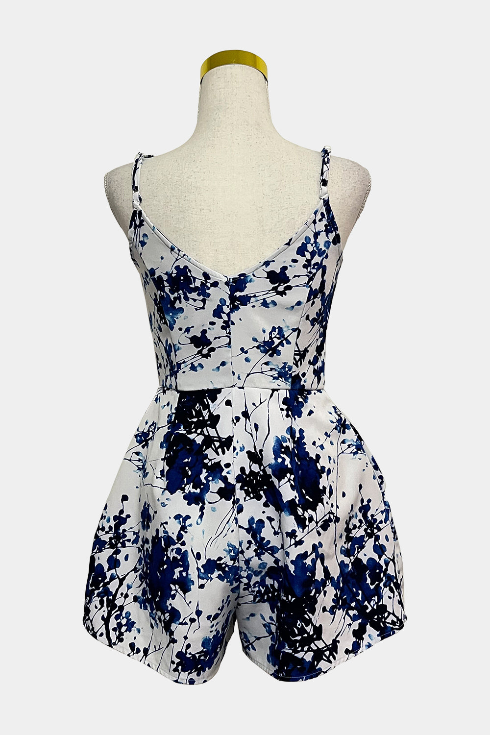 TEMT  White and Blue Romper