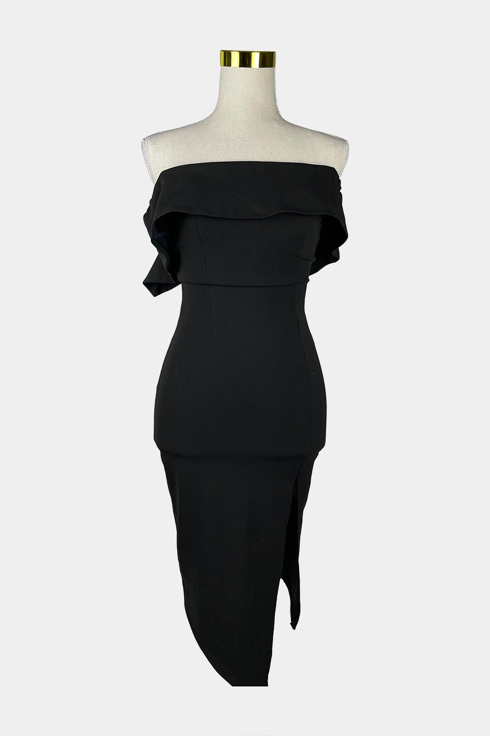 BLOSSOM Black Off-Shoulder Dress