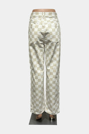 GLASSONS White and Beige Pants