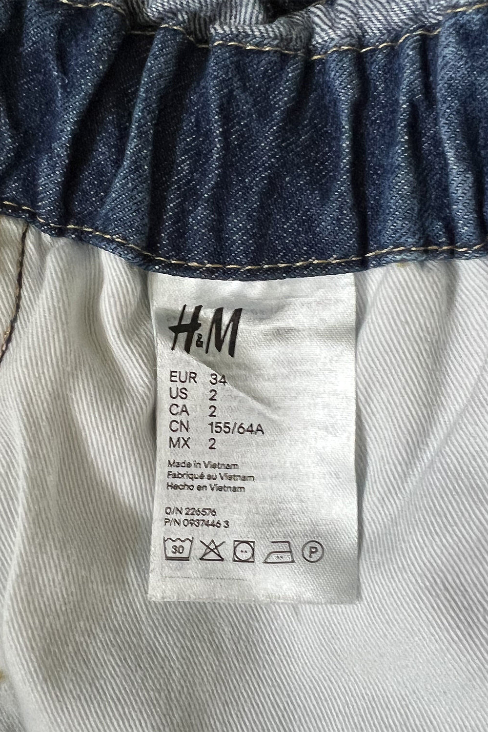 H&M Blue Skirt