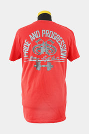 Strong Lift Wear Gym workout Red Graphic Tee