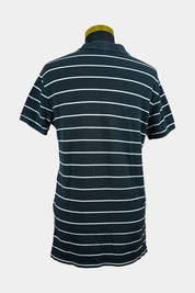 Ralph Lauren Black, White Striped Polo