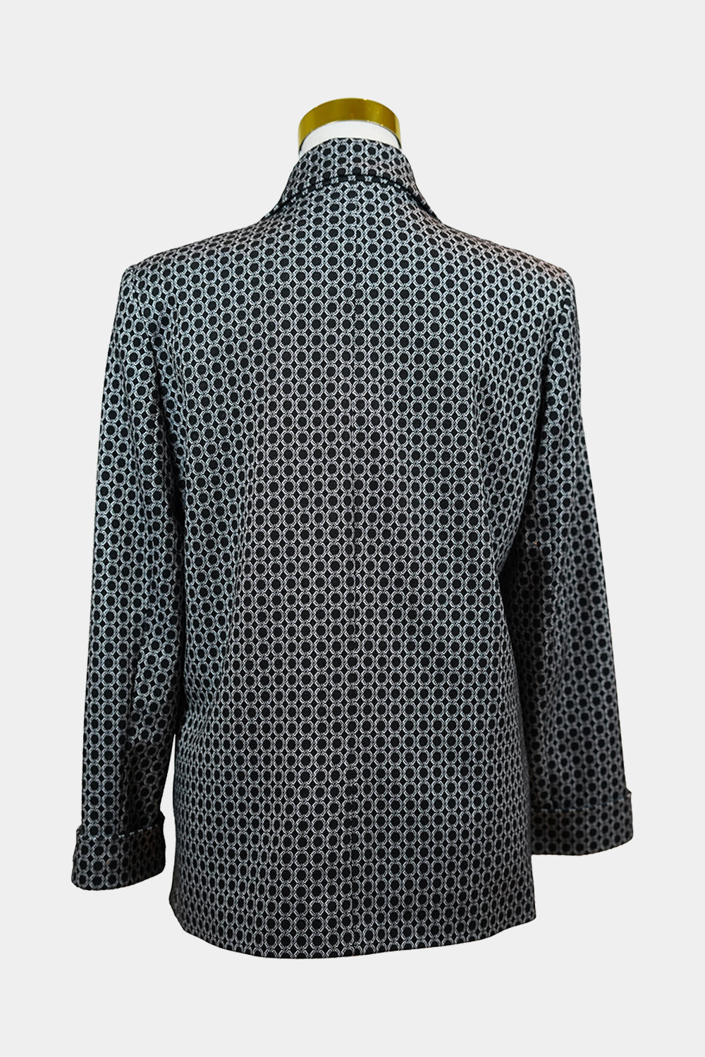 Topshop Black, White Patterened Blazer