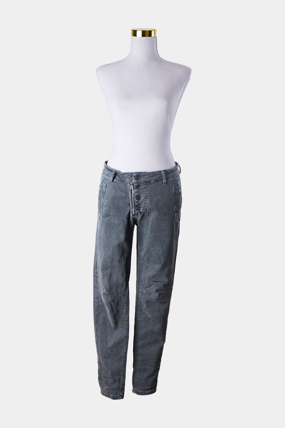 Italian Star Khaki Low Rise Jeans