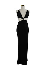 TIGERMIST Black Cut Out Maxi Dress