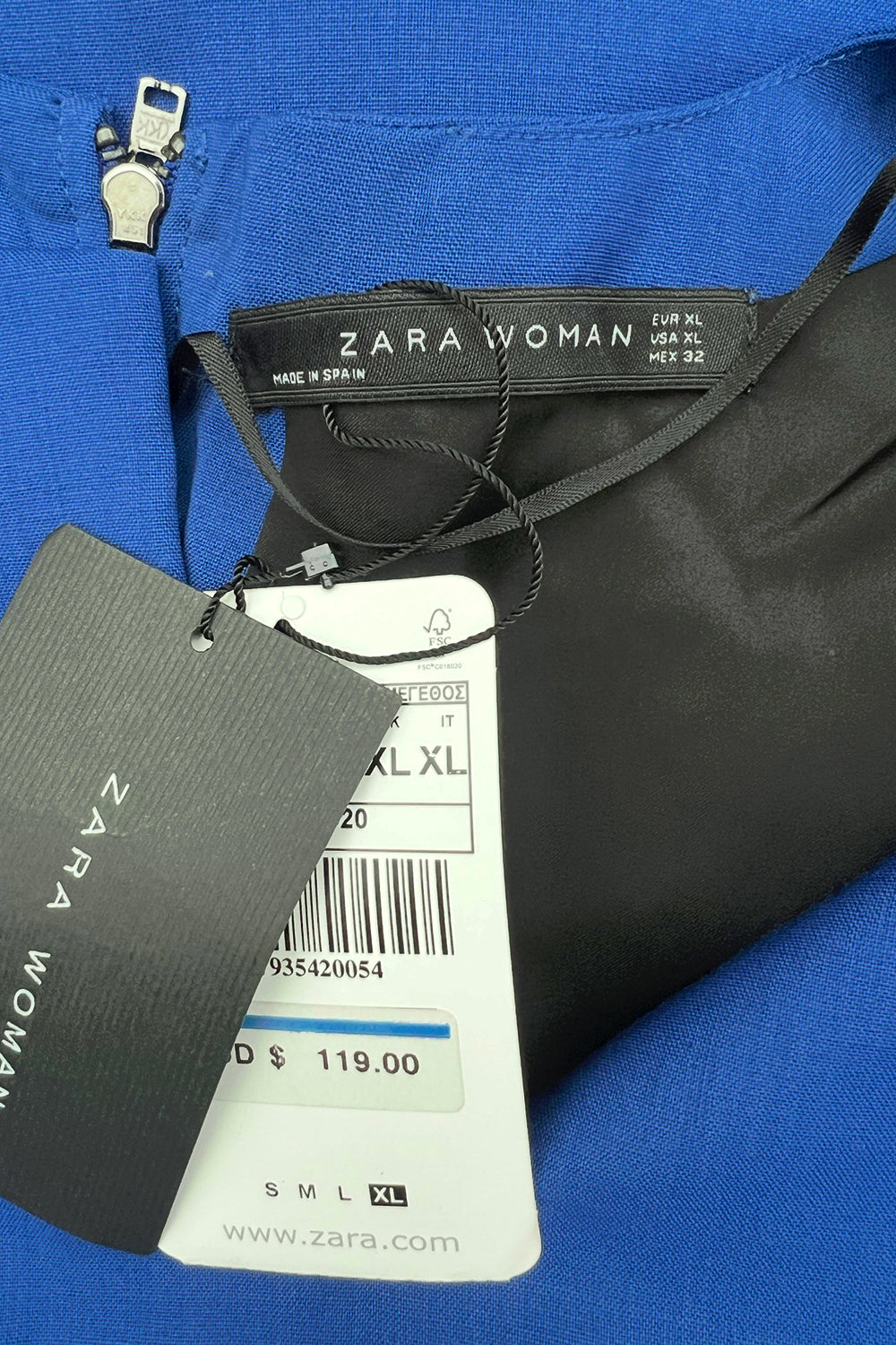ZARA Blue Dress