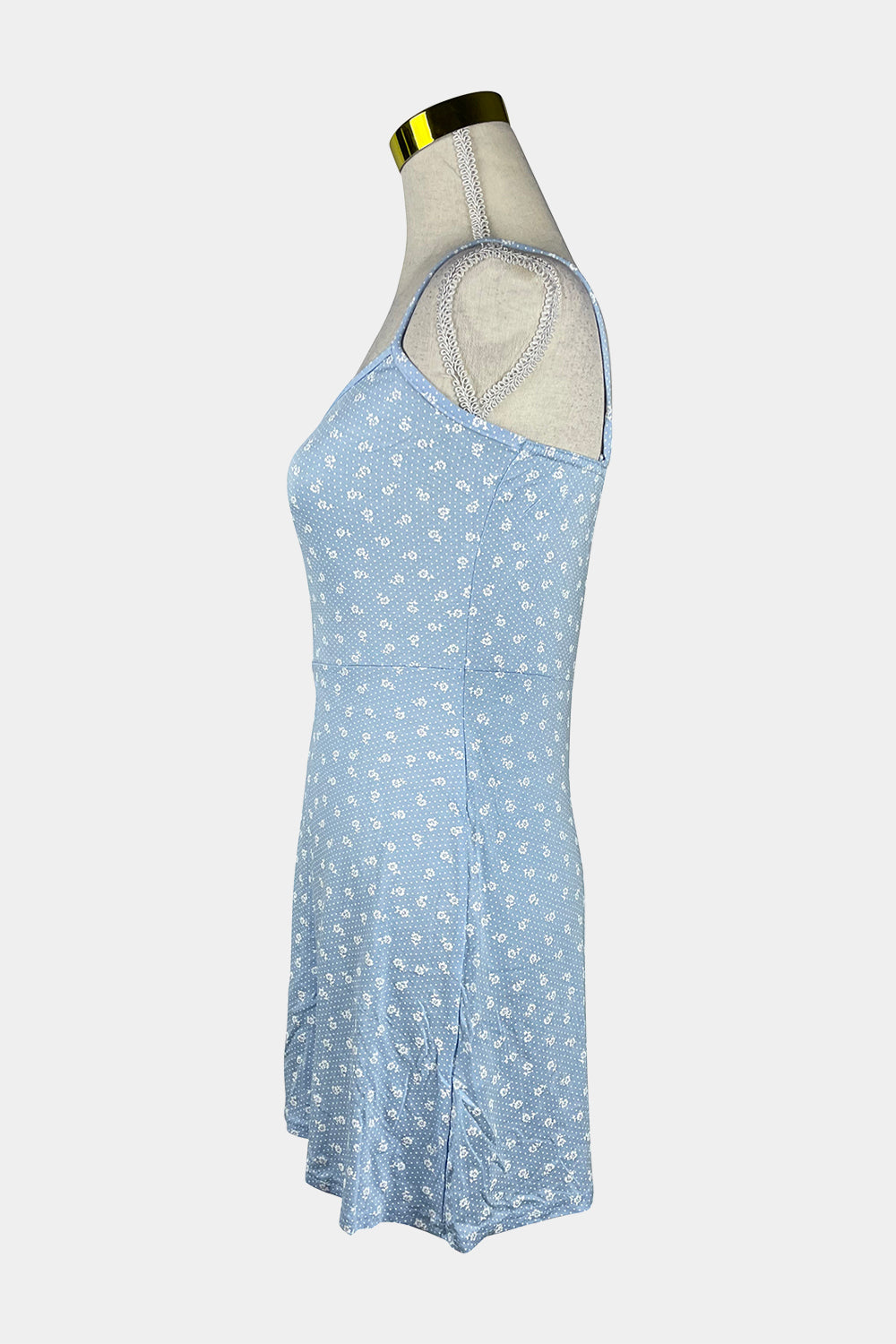 Pretty Little Thing Blue Floral Strappy Dress