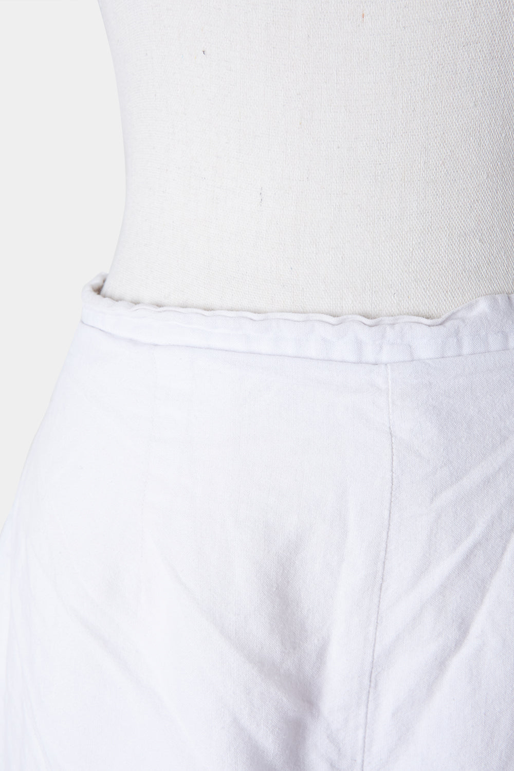 Perfect Stranger White Cotton Wide Leg Pants