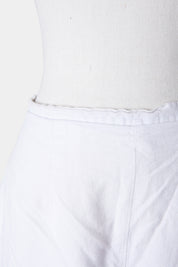 Perfect Stranger White Cotton Wide Leg Pants