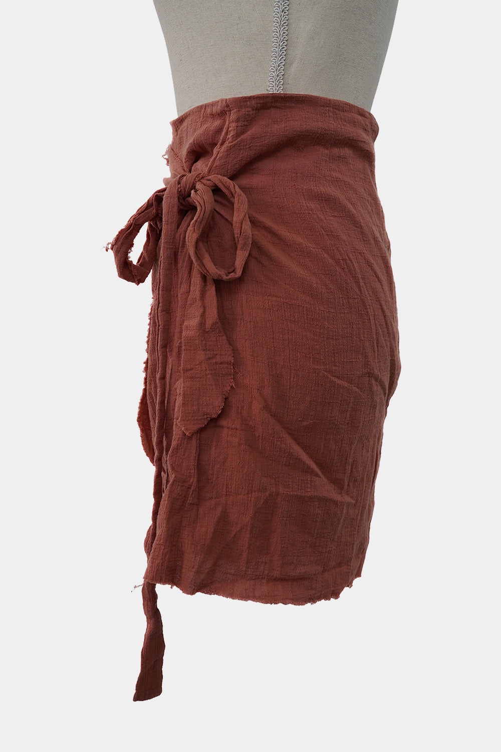 GHANDA Burnt Pink Mini Skirt