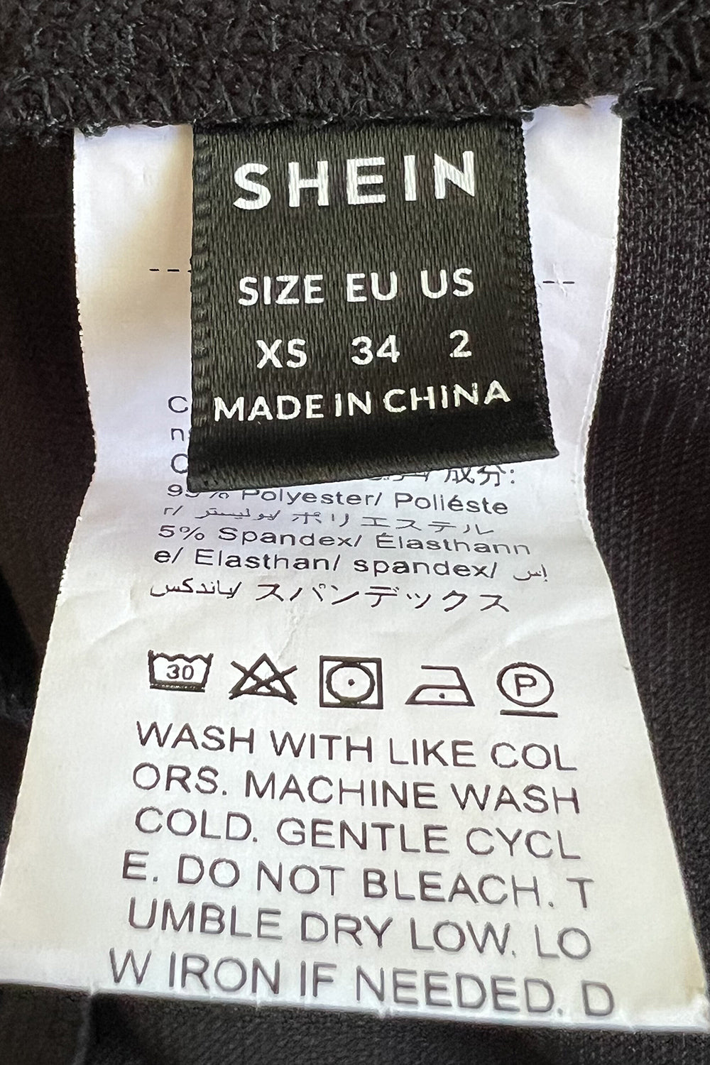 SHEIN Black Pants