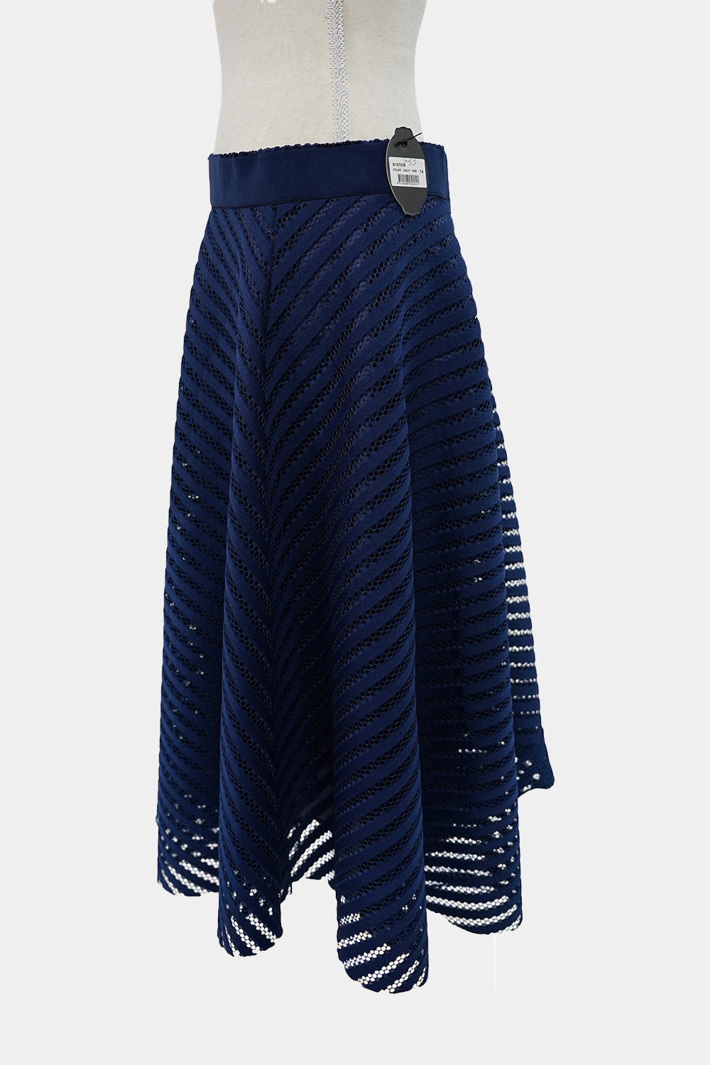 Caroline Morgan Blue Midi Skirt