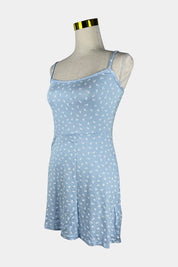 Pretty Little Thing Blue Floral Strappy Dress