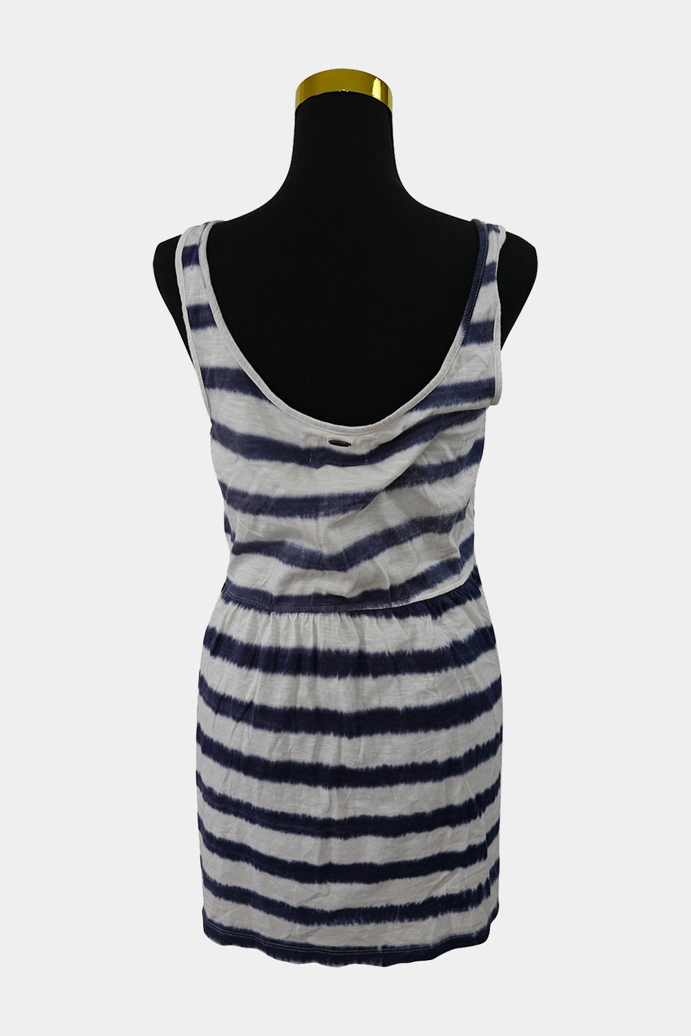 ELEMENT Blue, White Button Down Mini Dress
