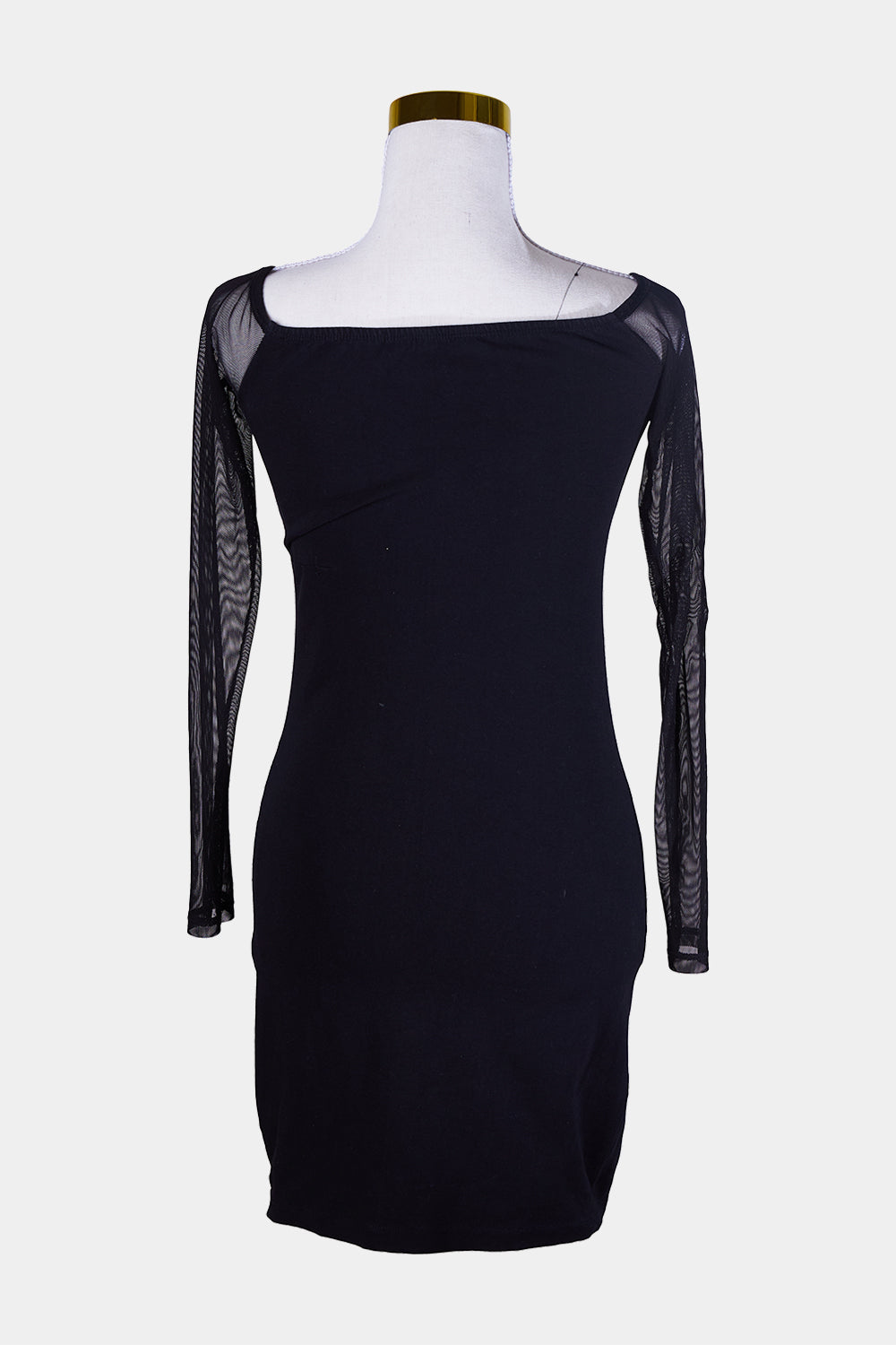 Stolen Girlfriends Club Black Stretch Long Sleeve Dress