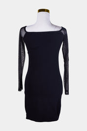 Stolen Girlfriends Club Black Stretch Long Sleeve Dress